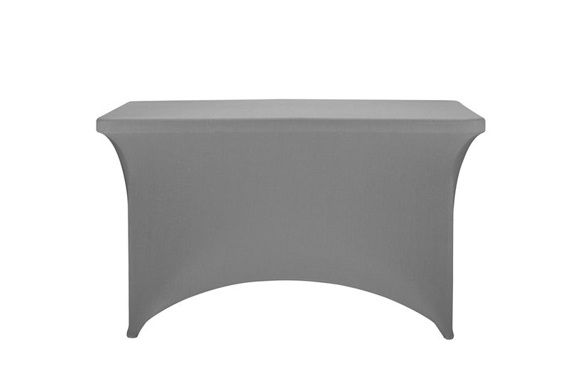 LZY Spandex Fitted Stretch Table Cover for 4ft or 6ft or 8ft Folding Table, Rectangular Cocktail Tablecloth, Perfect for Party or Banquet - Image 2